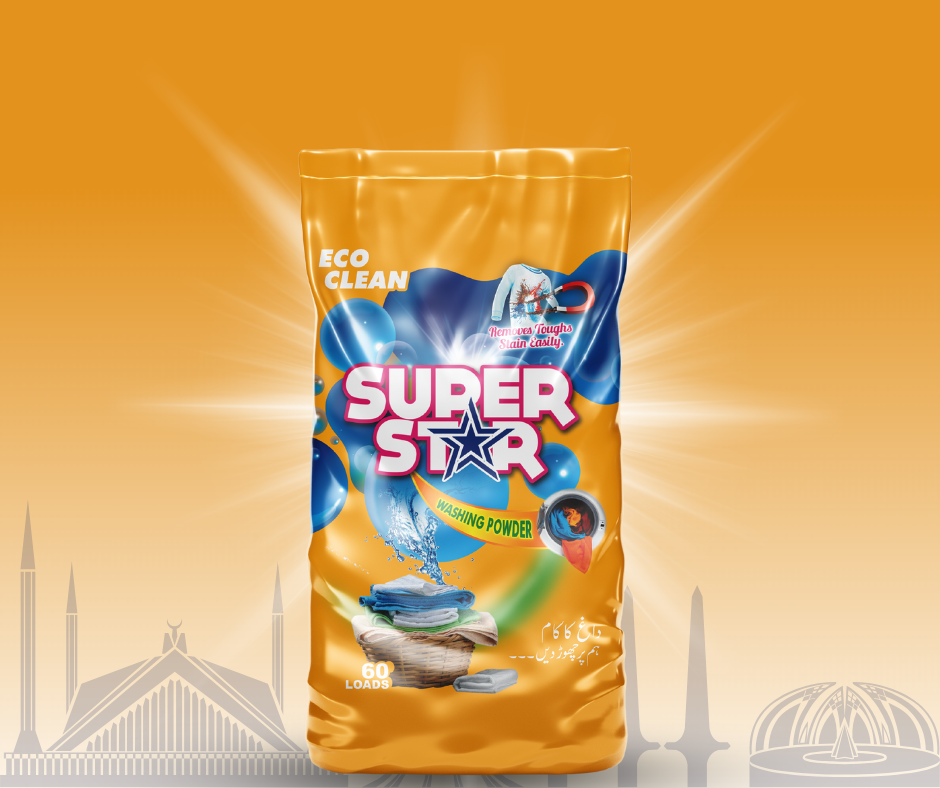 Super Star Washing Powder-Eco Clean 1KG | Starts From Just 119/-